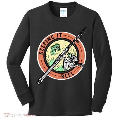 Keeping It Reel Fishing Kids Long Sleeve Shirt