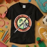 Keeping It Reel Fishing Kids T-Shirt thumb 3