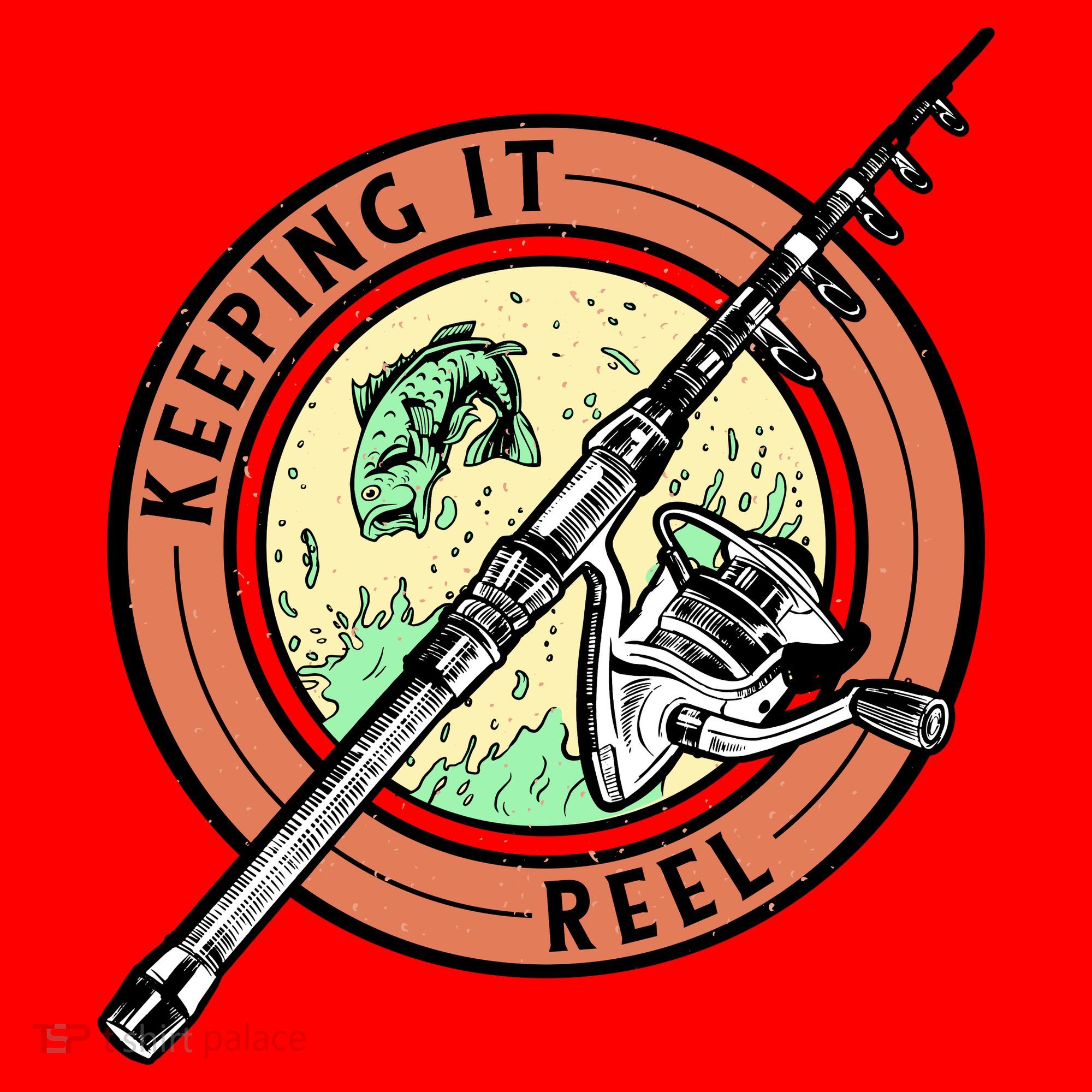 Keeping It Reel Fishing Santa Hat