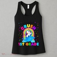 Kids Im Ready To Crush 1st Grade Unicorn Back To School Girl Women's Tank Top thumb 3