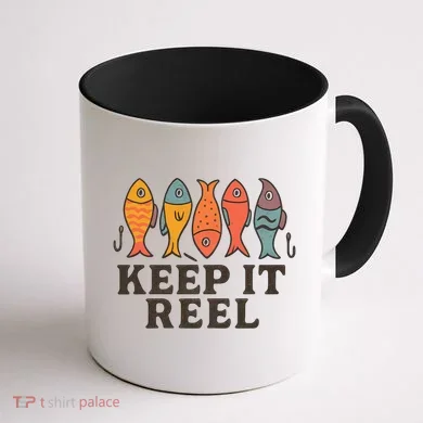 Keep It Reel Coffee Mug back