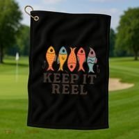 Keep It Reel Golf Towel thumb 1