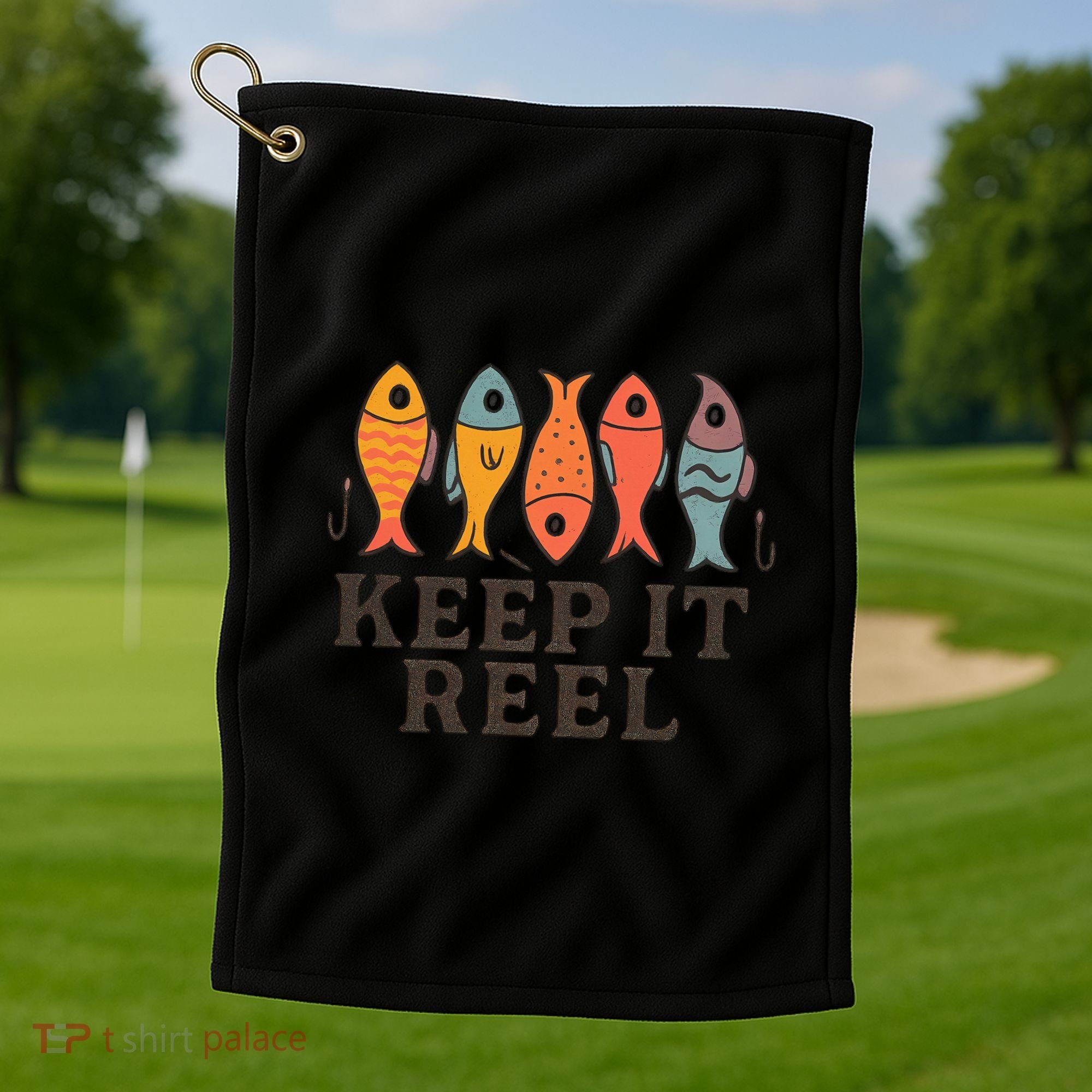 Keep It Reel Golf Towel