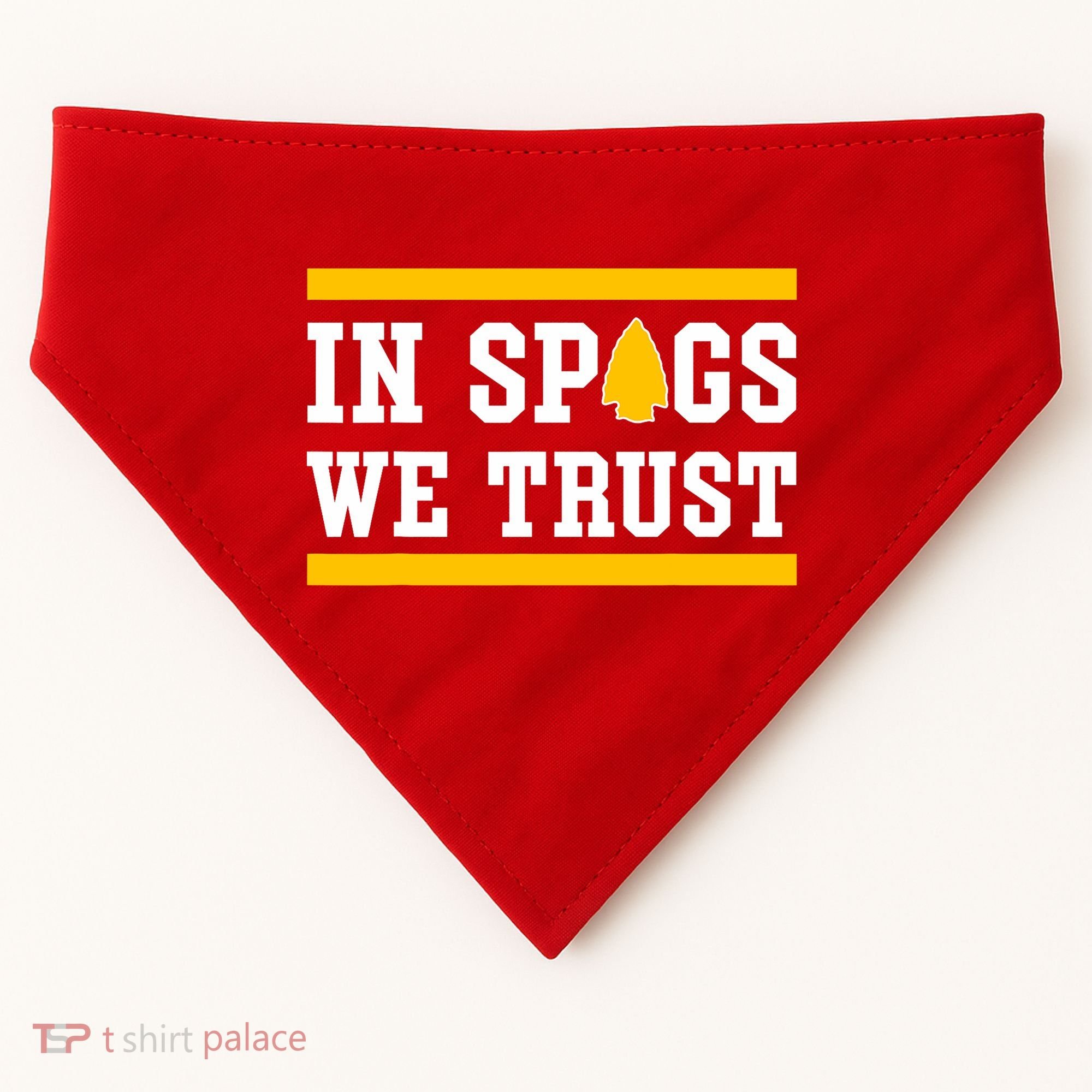 Kc In Spags We Trust USA-Made Doggie Bandana
