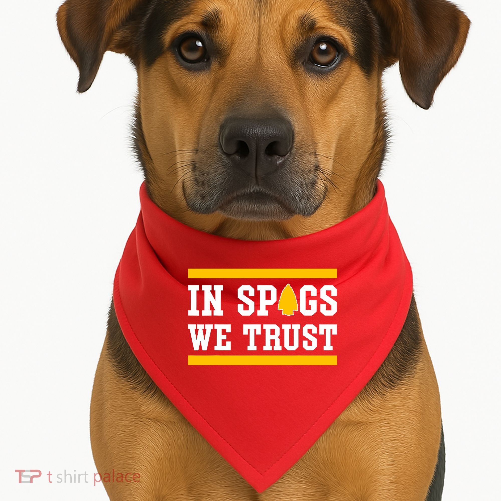Kc In Spags We Trust USA-Made Doggie Bandana