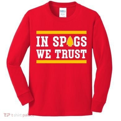 Kc In Spags We Trust Kids Long Sleeve Shirt