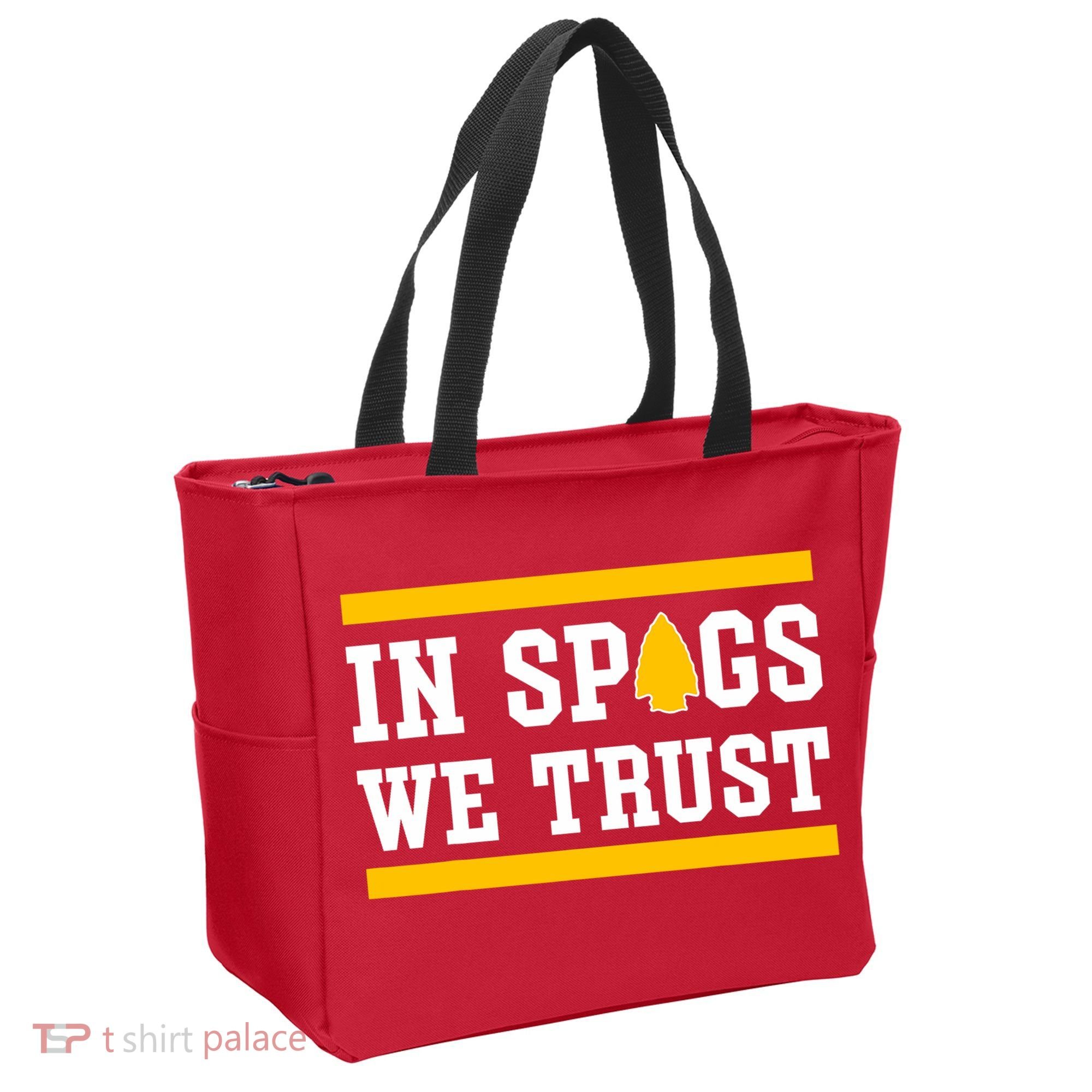 Kc In Spags We Trust Tote Bag
