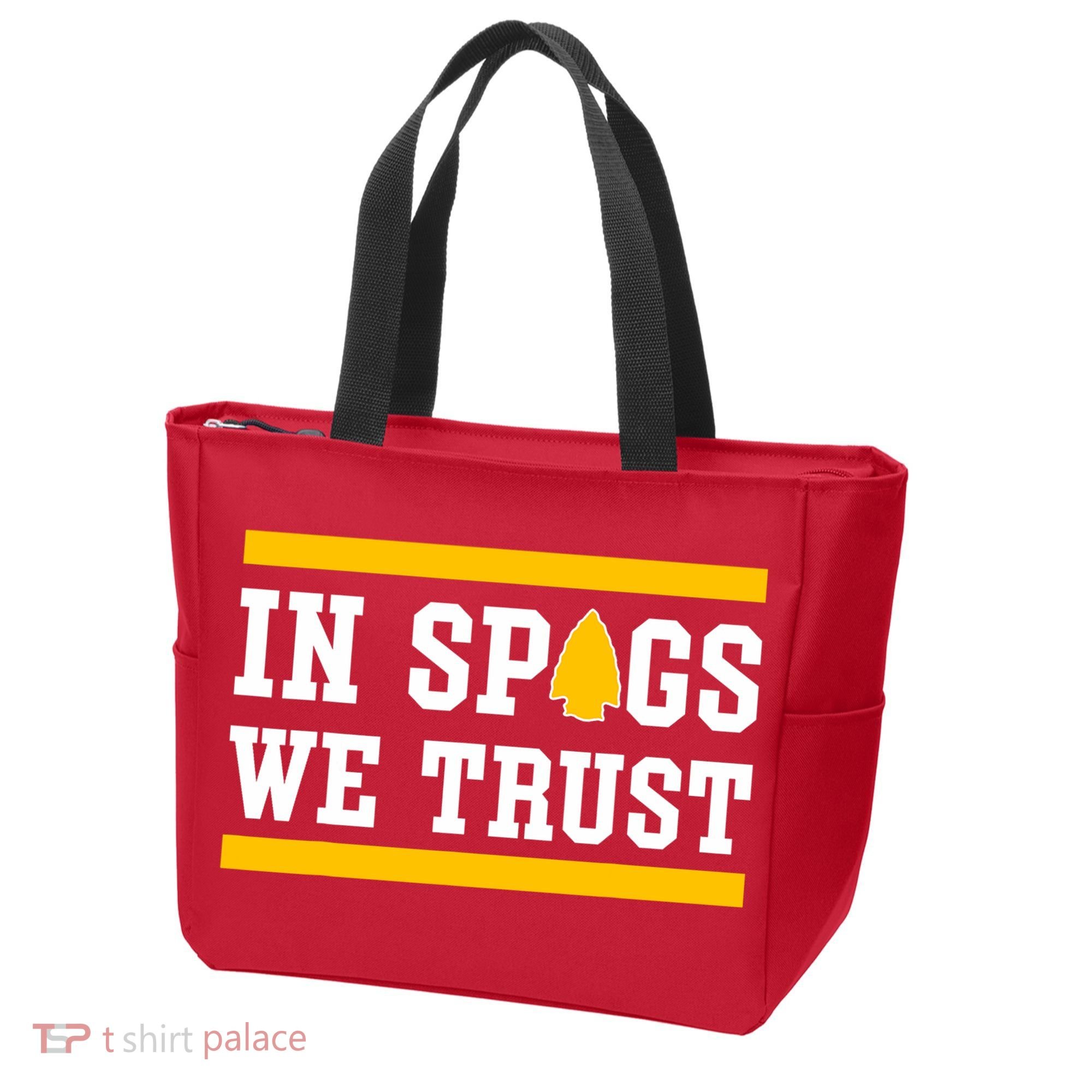 Kc In Spags We Trust Tote Bag