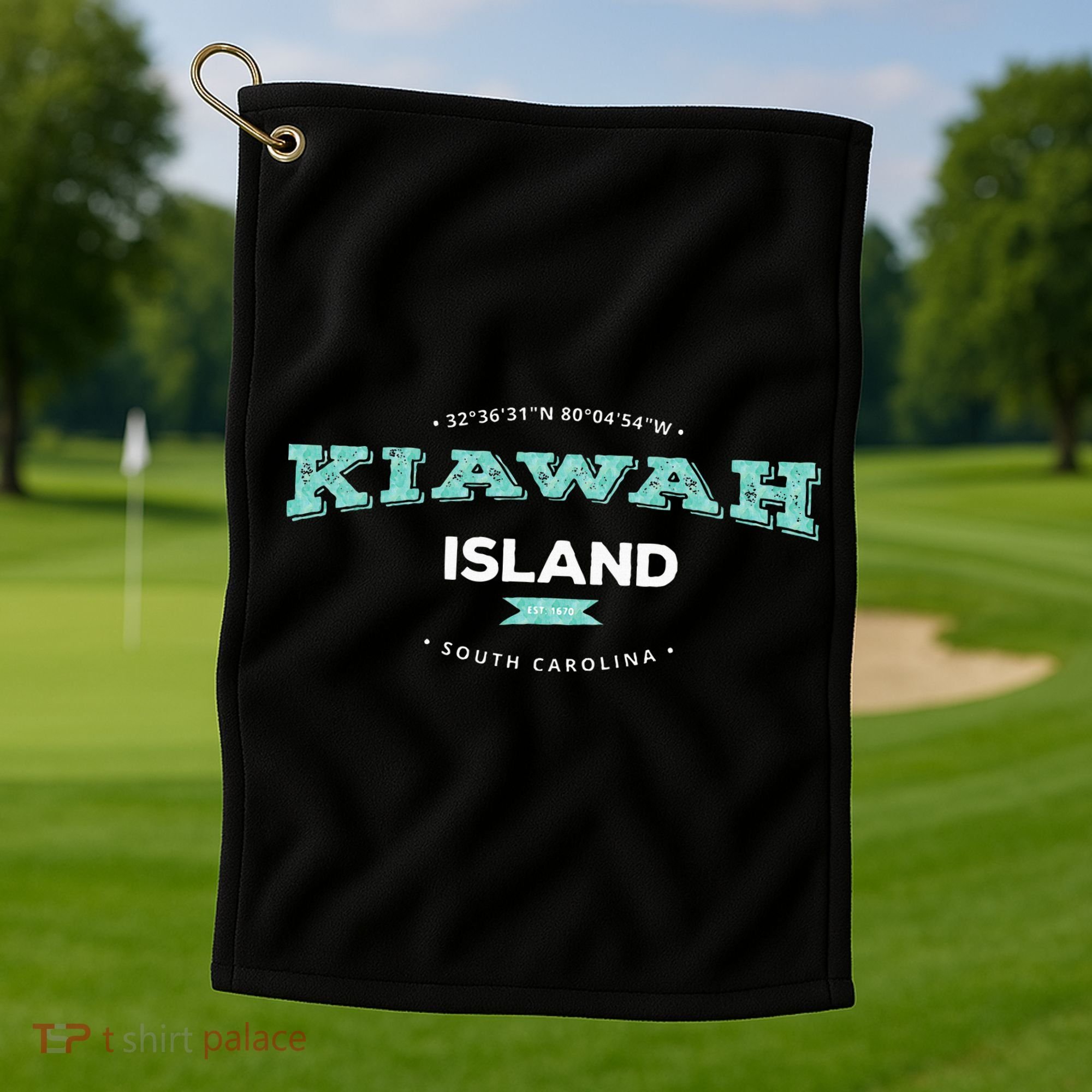 Kiawah Island South Carolina Golf Towel