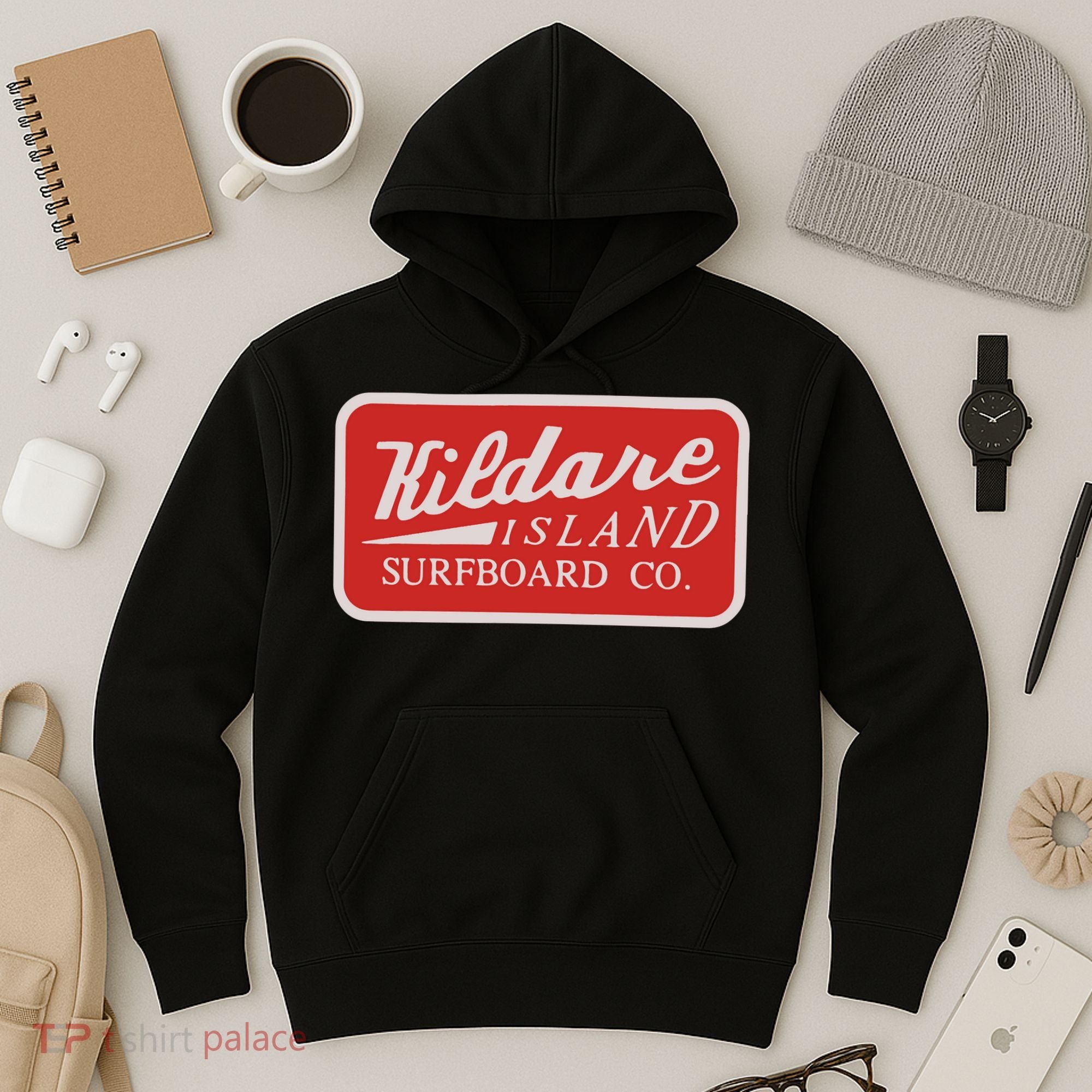 Kildare Island Surfboard Hoodie