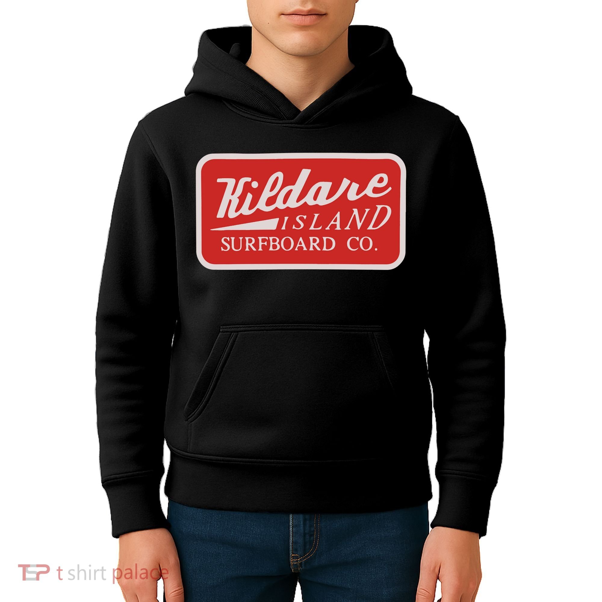 Kildare Island Surfboard Kids Hoodie