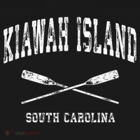 Kiawah Island South Carolina Vintage Nautical Crossed Oars T-Shirt thumb 7