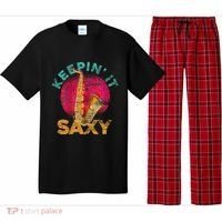 Keepin It Saxy Sax Player Jazz Musician Gifts Saxophone Pajama Set thumb 0