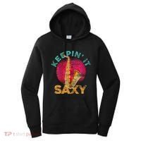 Keepin It Saxy Sax Player Jazz Musician Gifts Saxophone Women's Hoodie thumb 0