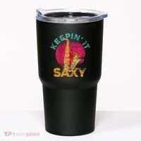 Keepin It Saxy Sax Player Jazz Musician Gifts Saxophone Tumbler thumb 0