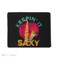 Keepin It Saxy Sax Player Jazz Musician Gifts Saxophone Mousepad thumb 0