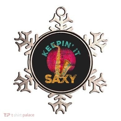 Keepin It Saxy Sax Player Jazz Musician Gifts Saxophone Ornament