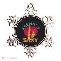 Keepin It Saxy Sax Player Jazz Musician Gifts Saxophone Ornament thumb 0