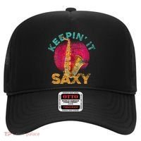 Keepin It Saxy Sax Player Jazz Musician Gifts Saxophone Hat thumb 0