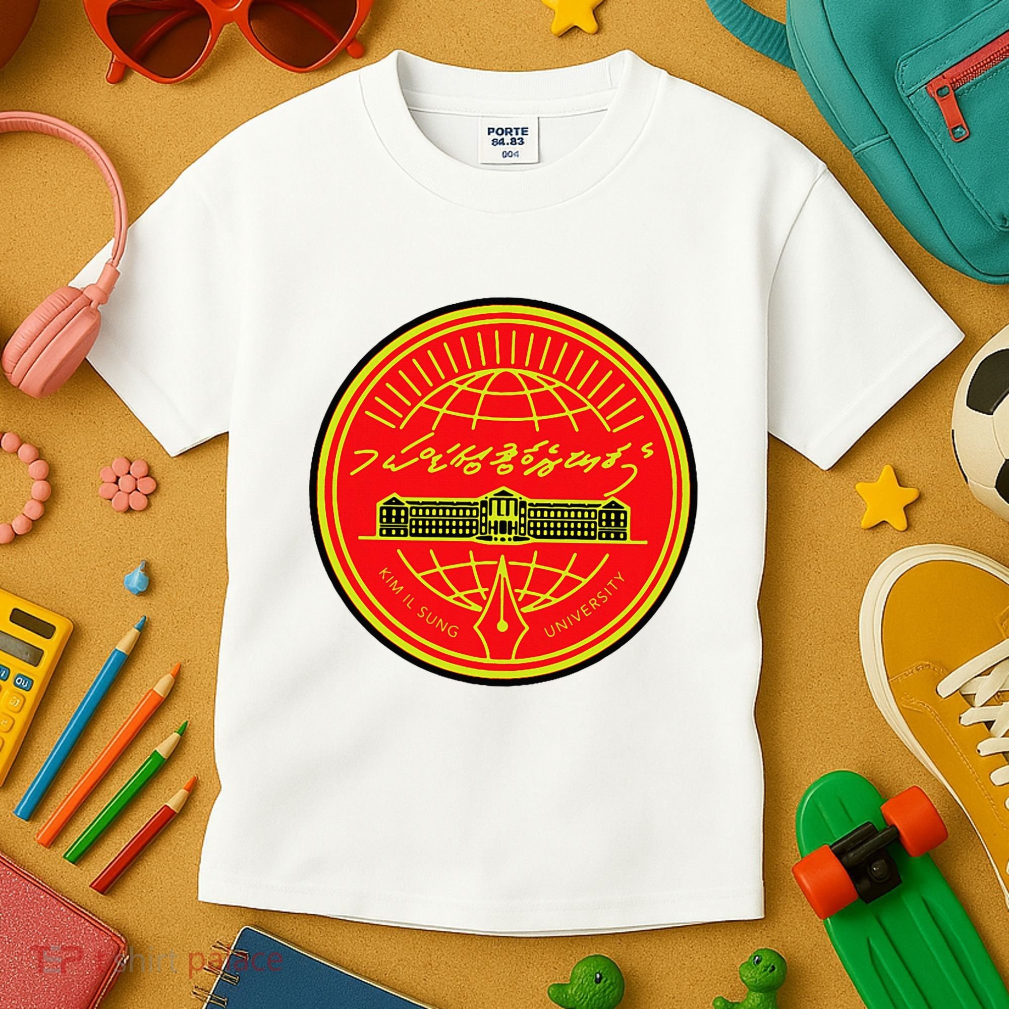 Kim Il Sung University Kids T-Shirt