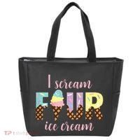 Kids I Scream Four Ice Cream 4th Birthday Tote Bag thumb 0