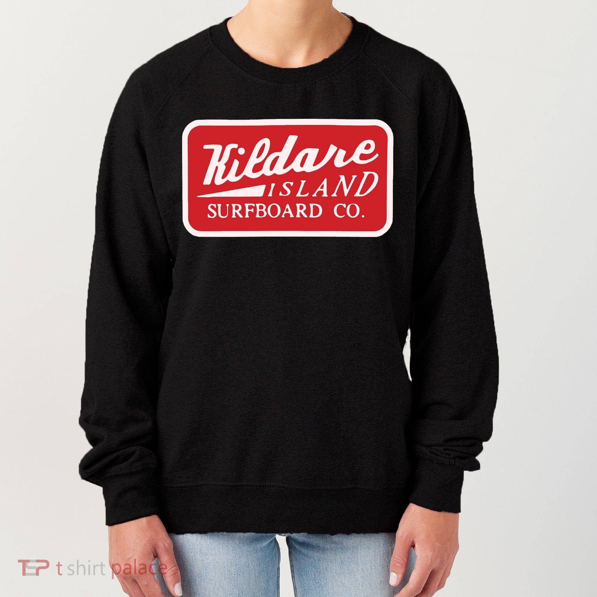 Kildare Island Surfboard Women's Sweatshirt