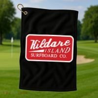 Kildare Island Surfboard Golf Towel thumb 1