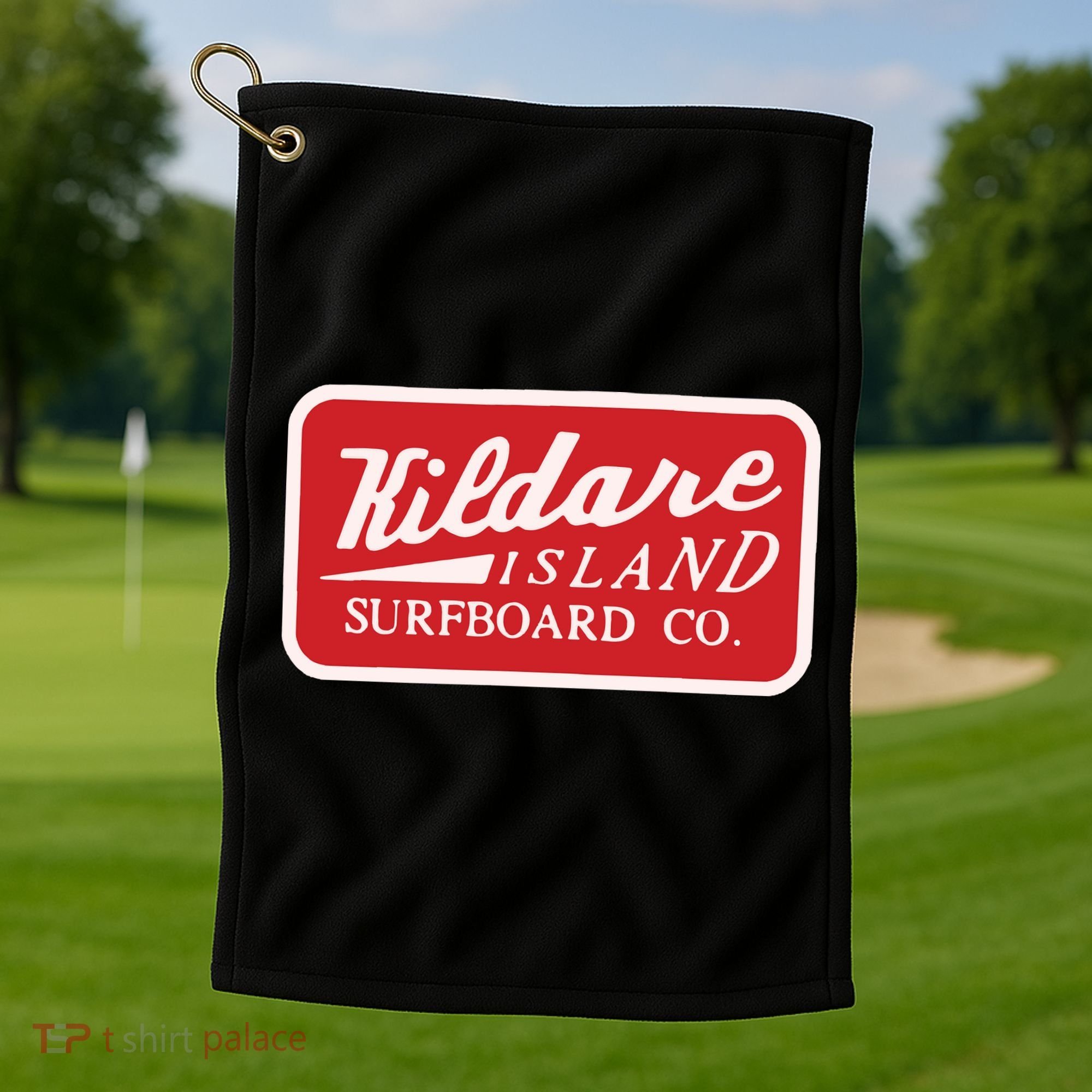 Kildare Island Surfboard Golf Towel