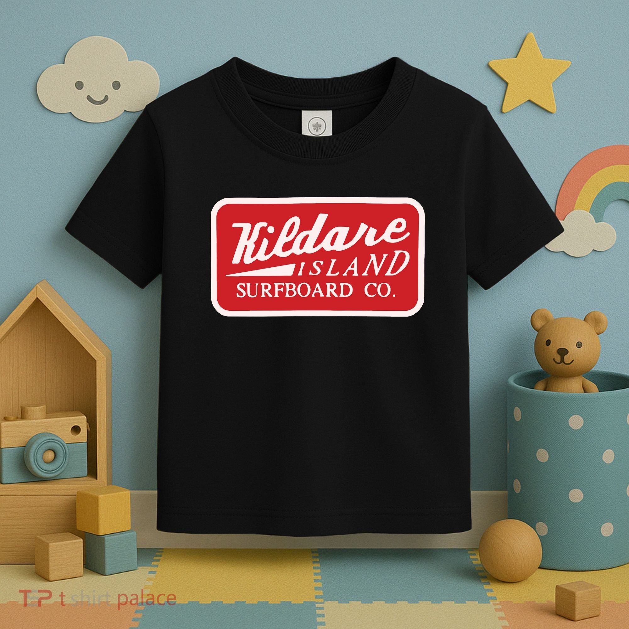 Kildare Island Surfboard Toddler T-Shirt