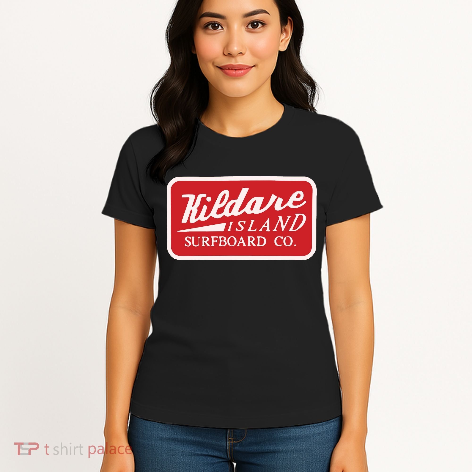 Kildare Island Surfboard Women's T-Shirt