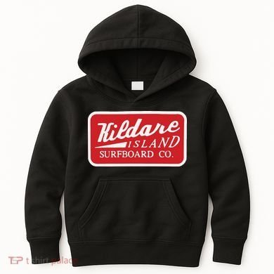 Kildare Island Surfboard Kids Hoodie
