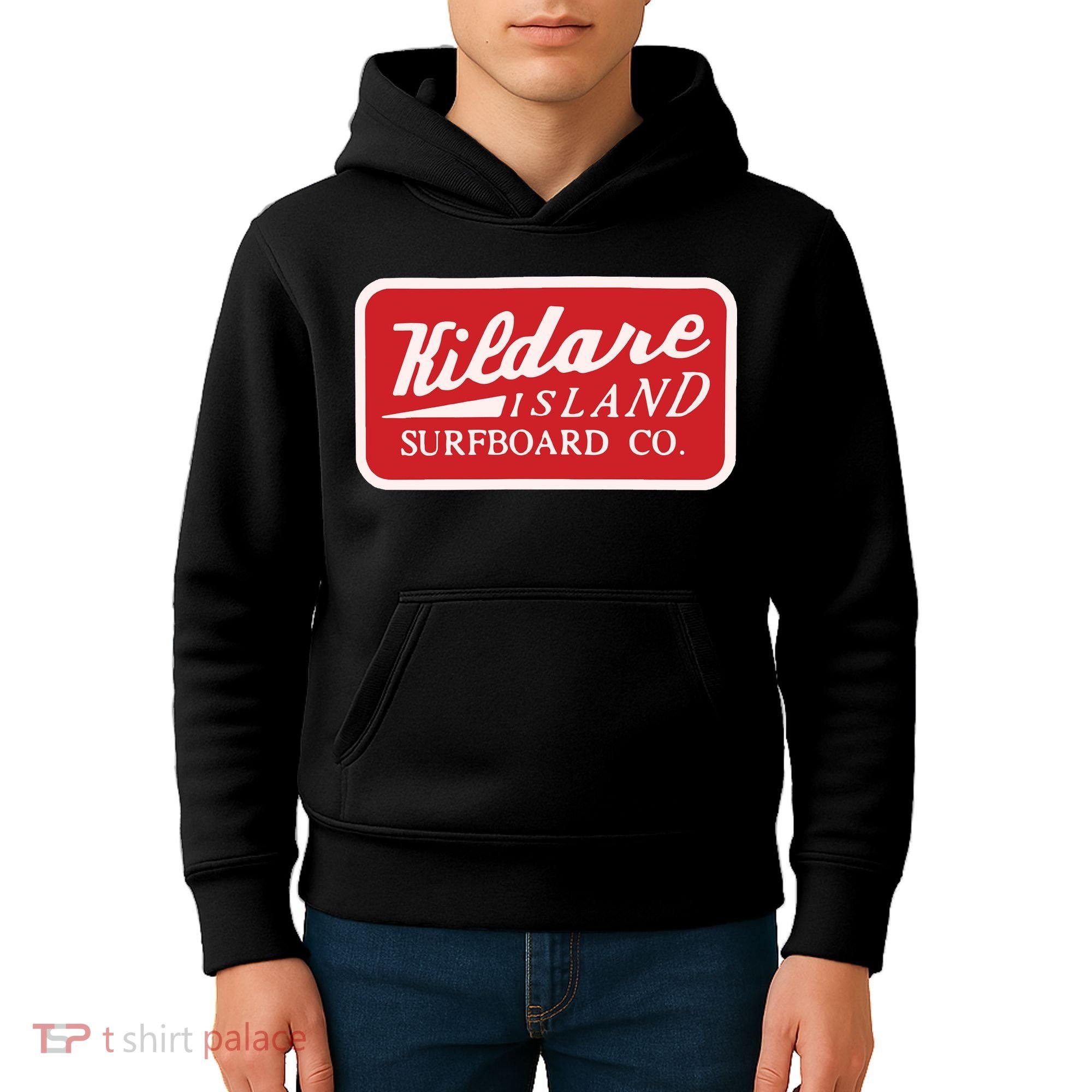 Kildare Island Surfboard Kids Hoodie