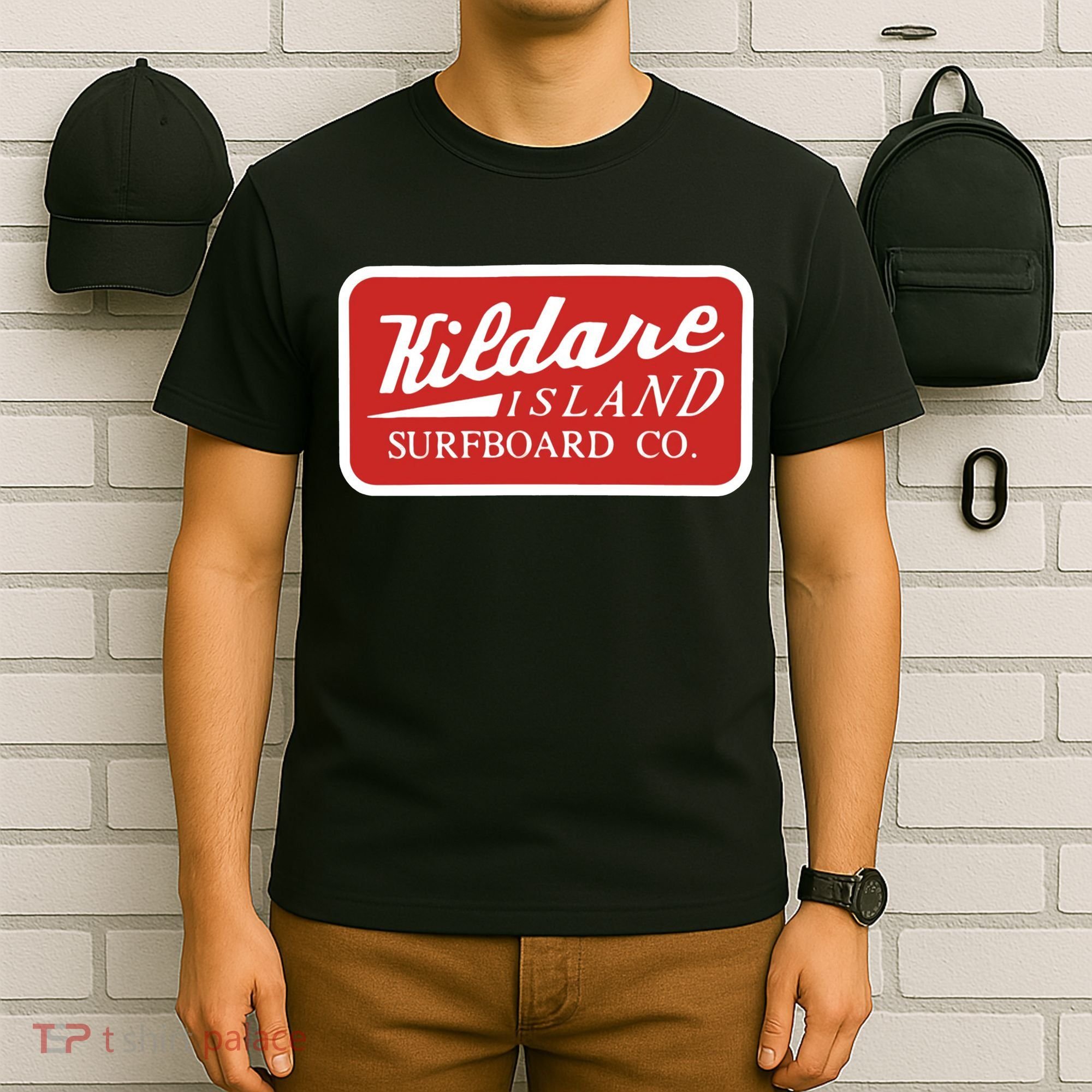 Kildare Island Surfboard Wear Paradise On Earth T-Shirt