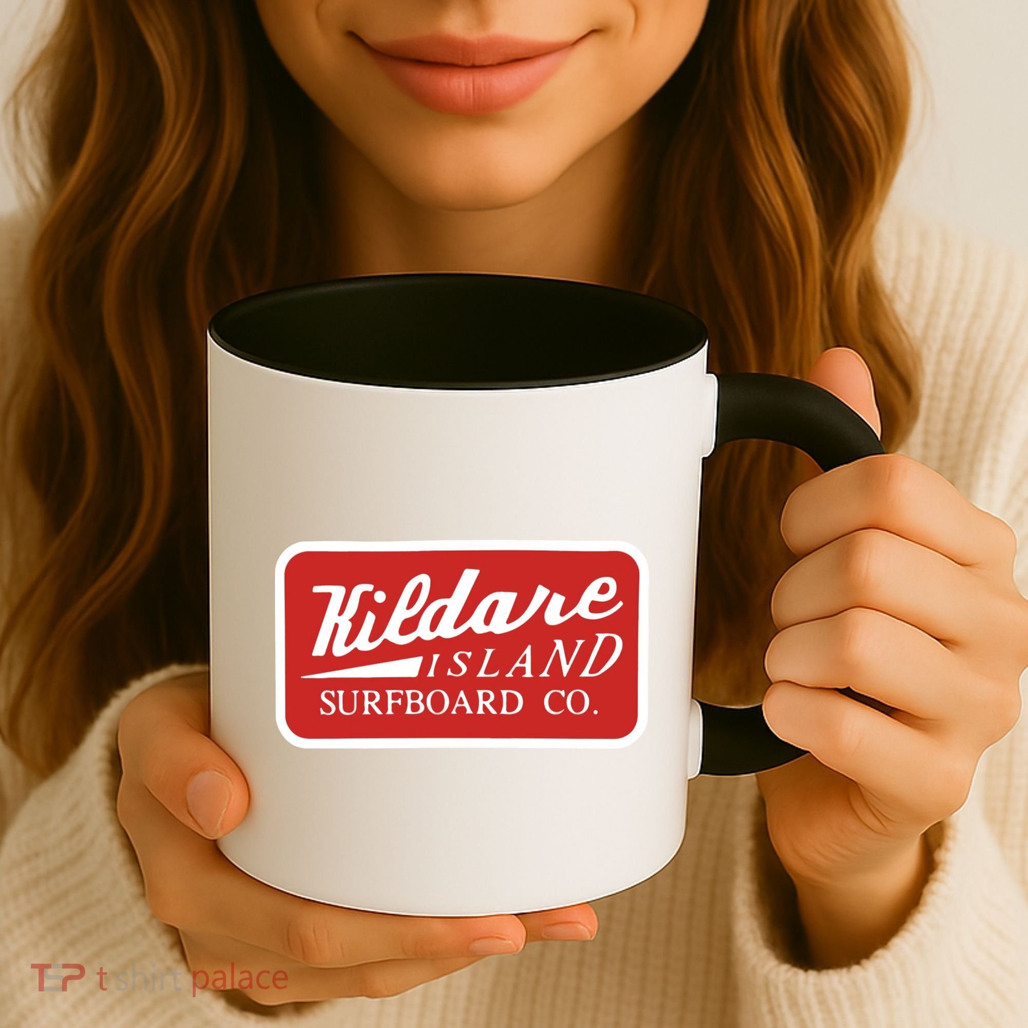 Kildare Island Surfboard Wear Paradise On Earth Coffee Mug