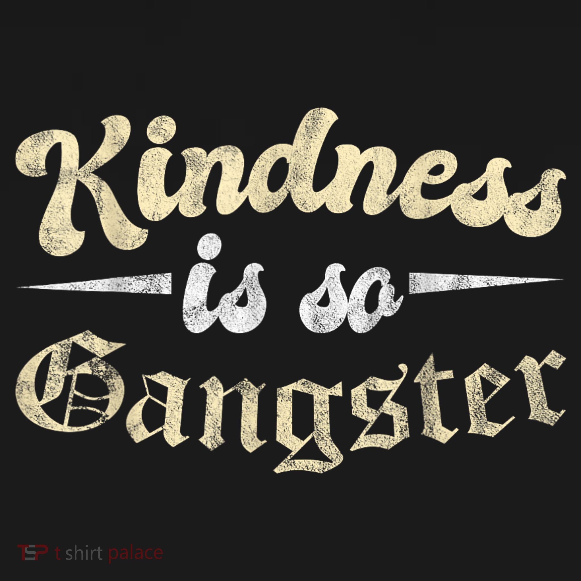 Kindness Is So Gangster Positive Motivation Be Kind Toddler Hoodie