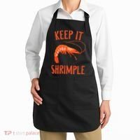 Keep It Shrimple Shrimps Crawfish Crab Seafood Lover Apron thumb 2