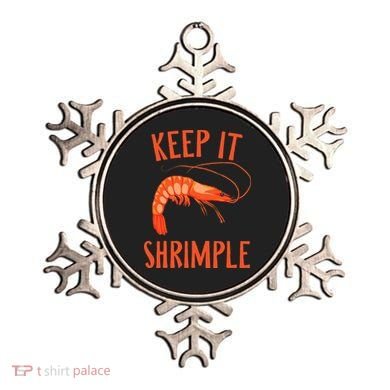 Keep It Shrimple Shrimps Crawfish Crab Seafood Lover Ornament