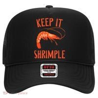 Keep It Shrimple Shrimps Crawfish Crab Seafood Lover Hat thumb 0