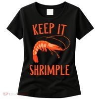 Keep It Shrimple Shrimps Crawfish Crab Seafood Lover Women's T-Shirt thumb 0