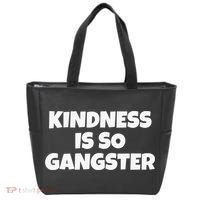 Kindness Is so Gangster Positive Motivation Be Kind Tote Bag thumb 0
