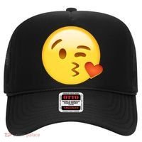 Kiss Face Emoticon Emoji Kissing Heart Hat thumb 0