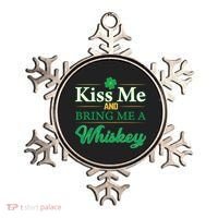 Kiss Me And Bring Me A Whiskey Ornament thumb 0