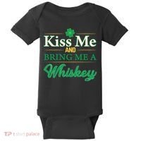 Kiss Me And Bring Me A Whiskey Baby Bodysuit thumb 0