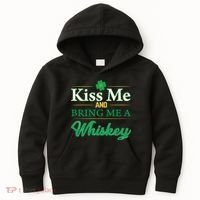 Kiss Me And Bring Me A Whiskey Kids Hoodie thumb 0