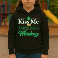 Kiss Me And Bring Me A Whiskey Kids Hoodie thumb 3