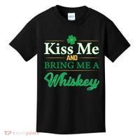 Kiss Me And Bring Me A Whiskey Kids T-Shirt thumb 0