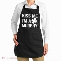 Kiss Me I'm A Murphy St. Patrick's Day Apron thumb 2
