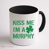 Kiss Me I'm A Murphy St. Patrick's Day Coffee Mug thumb 1
