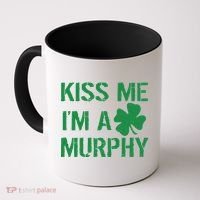 Kiss Me I'm A Murphy St. Patrick's Day Coffee Mug thumb 0