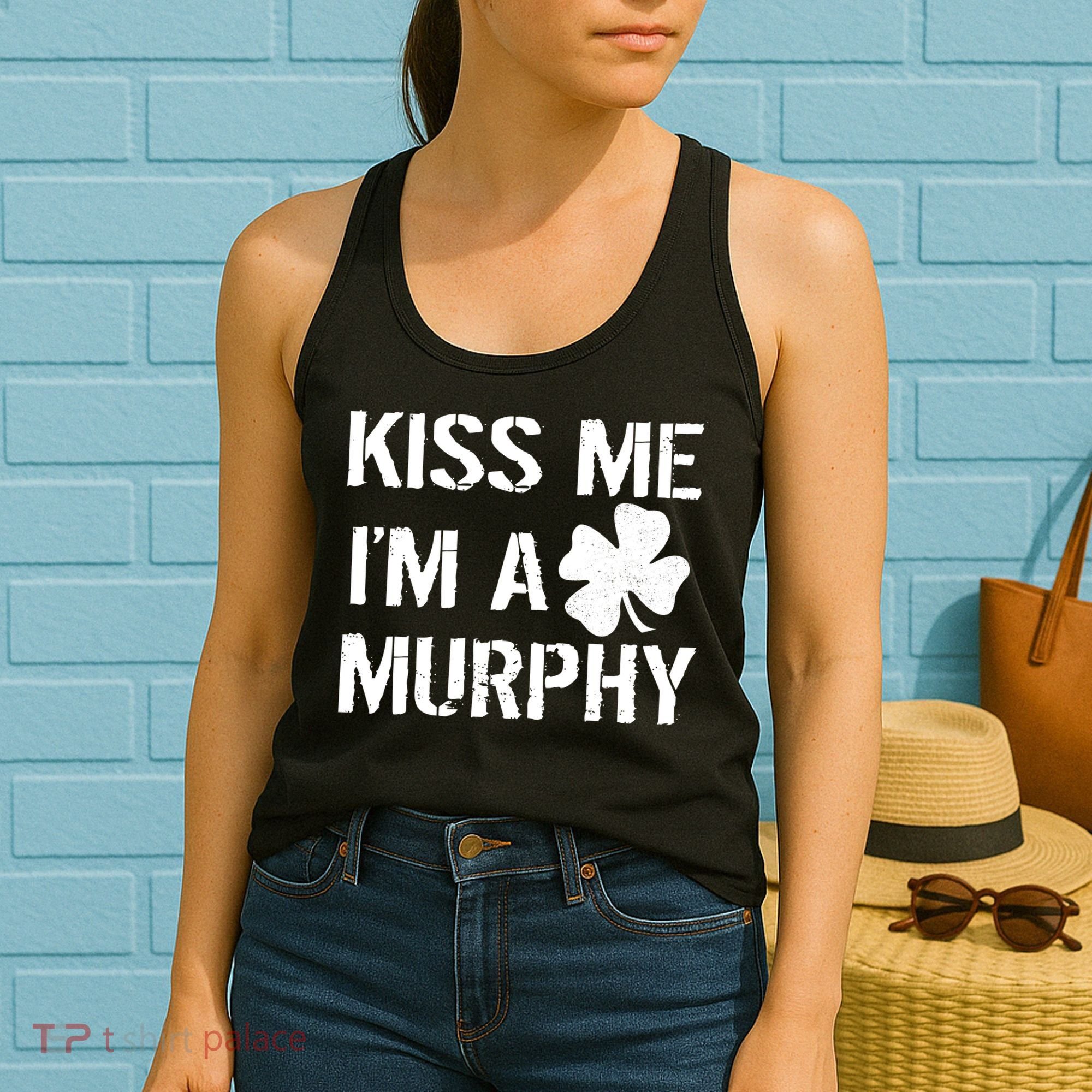 Kiss Me I'm A Murphy St. Patrick's Day Women's Tank Top